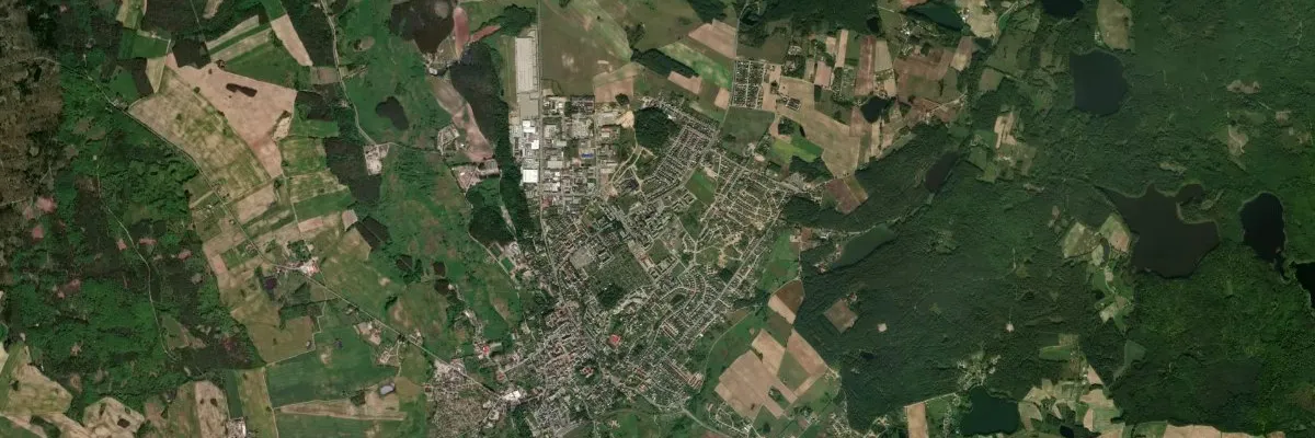 Widok na miasto: Bytów