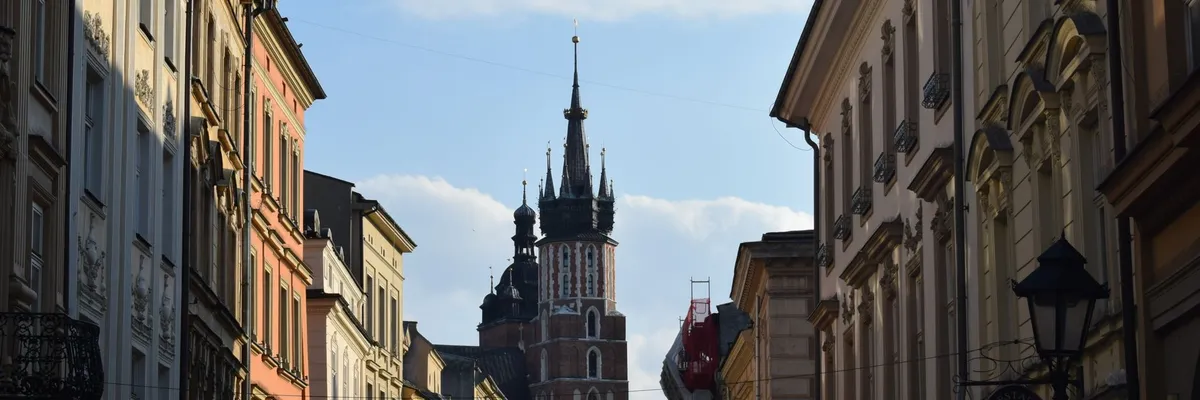 Widok na miasto: Kraków