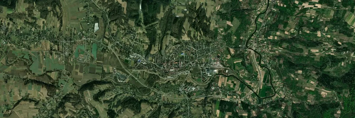 Widok na miasto: Strzyżów