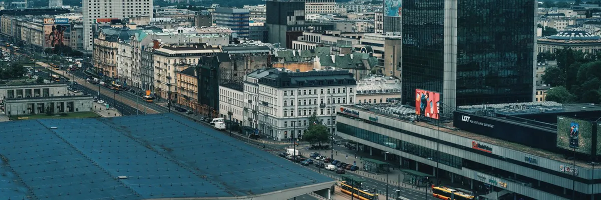 Widok na miasto: Góra Kalwaria