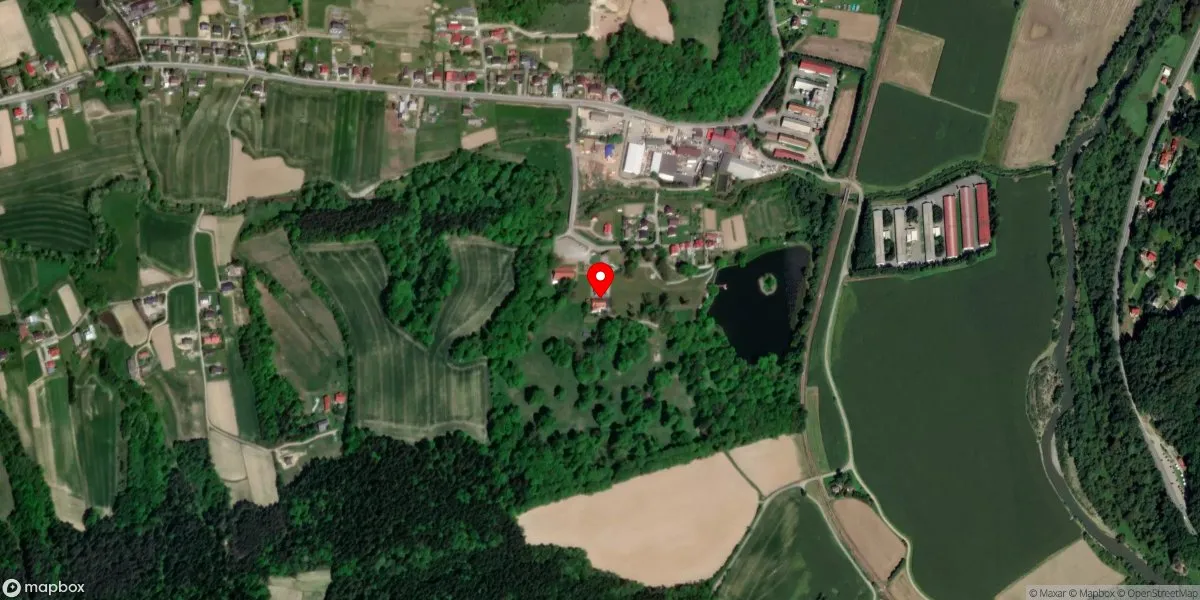 Satelitarny widok na Dwór Ignacego Jana Paderewskiego