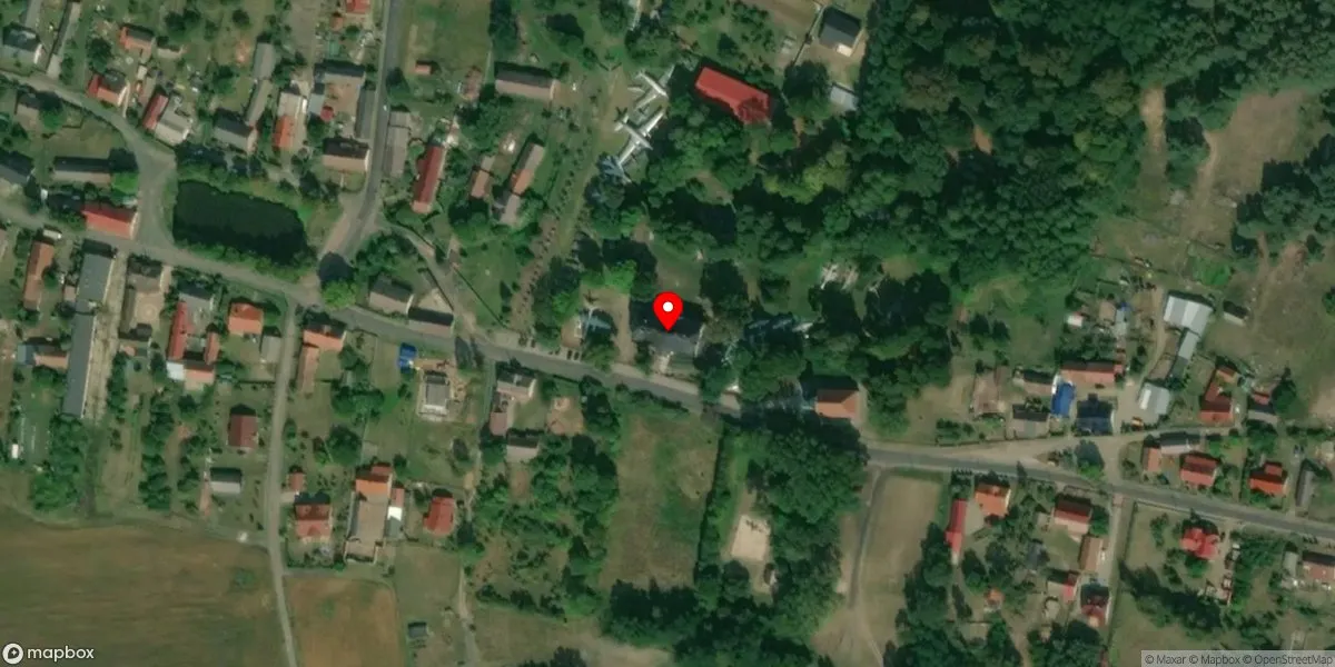 Satelitarny widok na Lubuskie Muzeum Wojskowe w Zielonej Górze