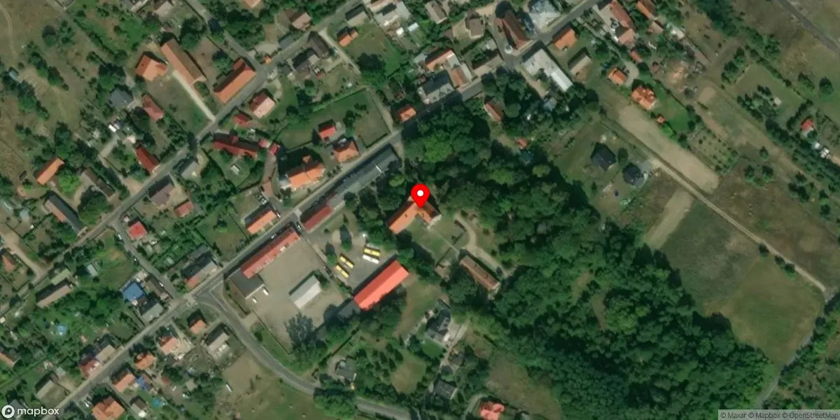 Satelitarny widok na Muzeum Archeologiczne Środkowego Nadodrza w Zielonej Górze z siedzibą w Świdnicy