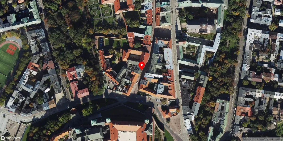 Satelitarny widok na Muzeum Archidiecezjalne Kardynała Karola Wojtyły