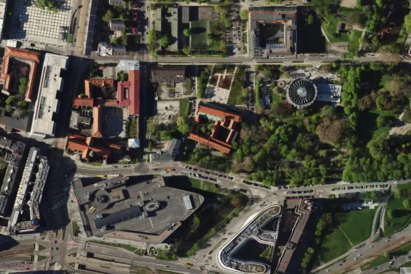 Widok z lotu ptaka: Muzeum Architektury we Wrocławiu