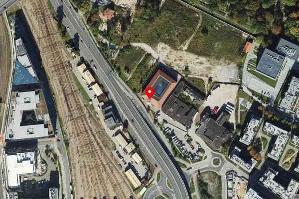 Widok z lotu ptaka: Muzeum Armii Krajowej im. gen. Emila Fieldorfa ,,Nila” w Krakowie