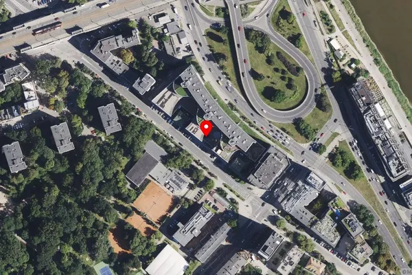 Widok z lotu ptaka: Muzeum Azji i Pacyfiku w Warszawie