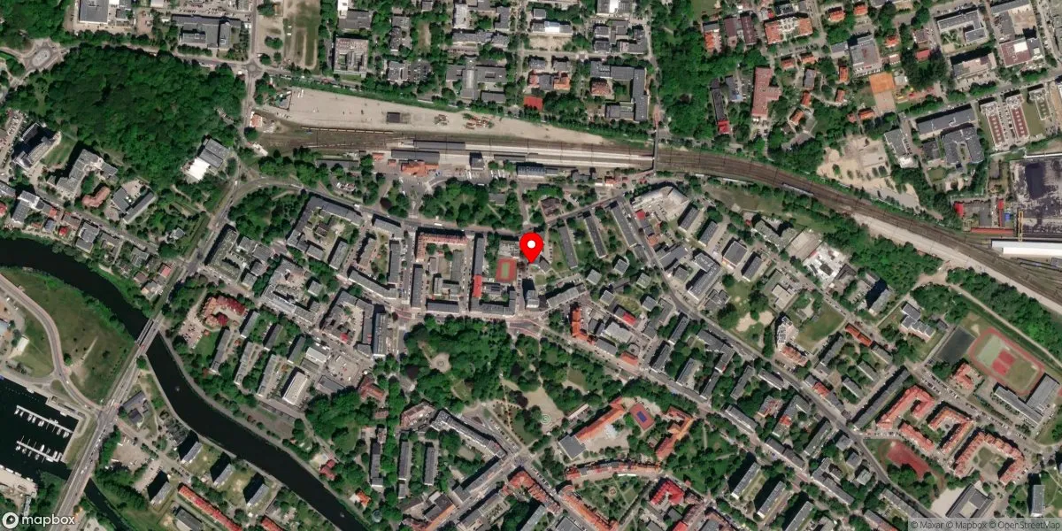 Satelitarny widok na Muzeum Bursztynu