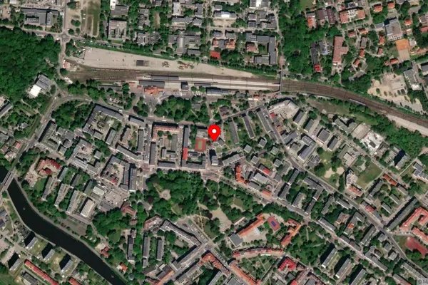 Widok z lotu ptaka: Muzeum Bursztynu