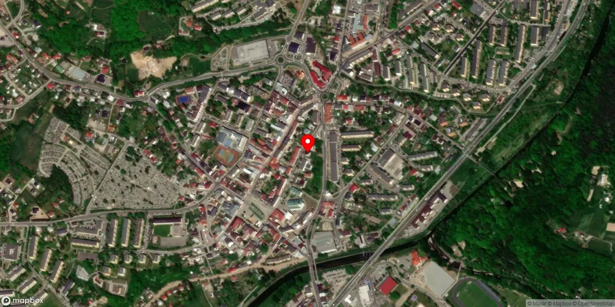 Satelitarny widok na Muzeum - Dwory Karwacjanów i Gładyszów w Gorlicach