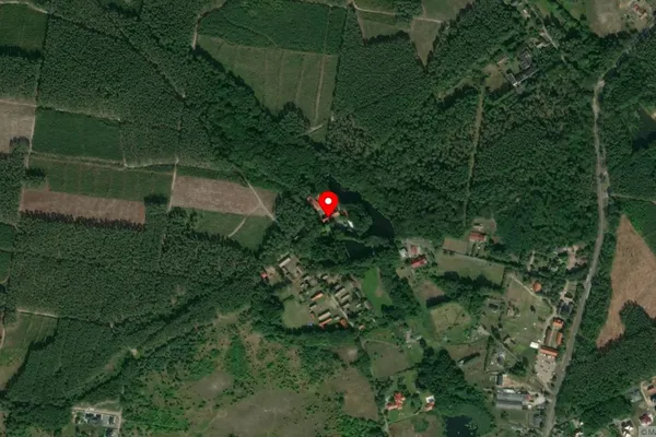 Widok z lotu ptaka: Muzeum Etnograficzne w Zielonej Górze - Ochli