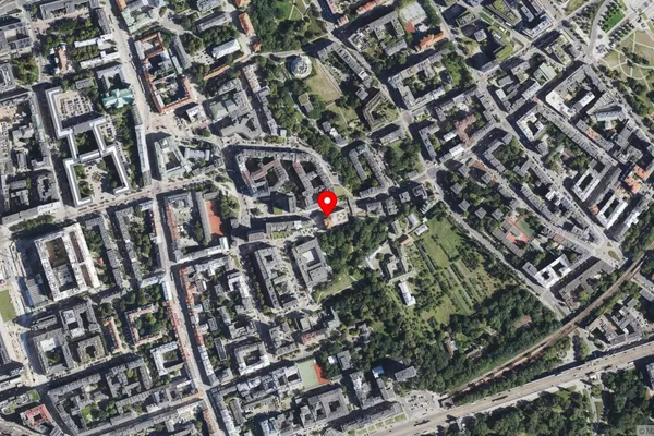 Widok z lotu ptaka: Muzeum Fryderyka Chopina w Warszawie