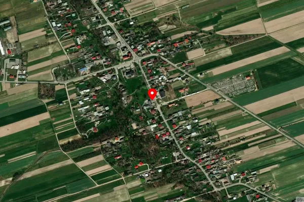 Widok z lotu ptaka: Muzeum Gminne w Biszczy