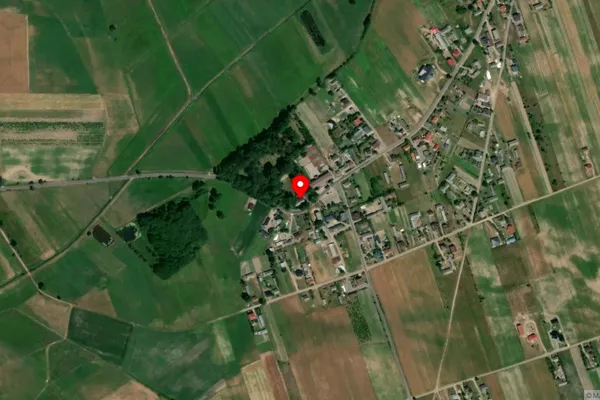 Widok z lotu ptaka: Muzeum Henryka Sienkiewicza w Woli Okrzejskiej