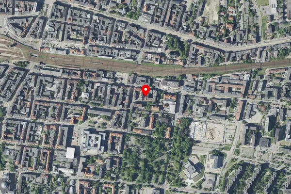 Widok z lotu ptaka: Muzeum Historii Katowic w Katowicach