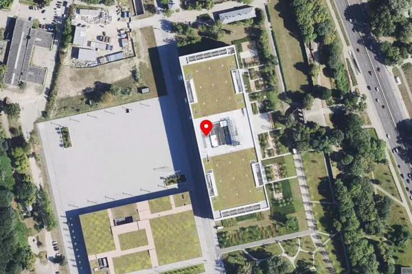 Widok z lotu ptaka: Muzeum Historii Polski w Warszawie