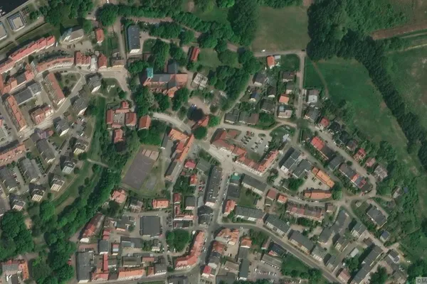 Widok z lotu ptaka: Muzeum Historii Ziemi Kamieńskiej