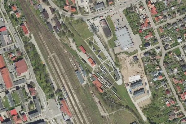 Widok z lotu ptaka: Muzeum Historyczne w Ełku