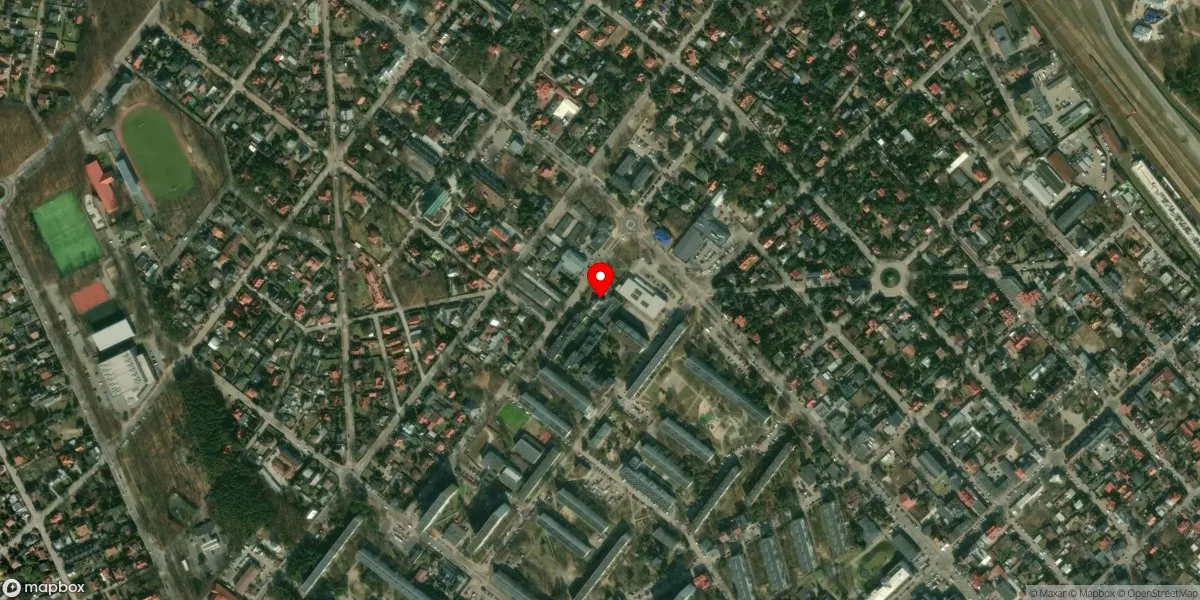 Satelitarny widok na Muzeum Historyczne w Legionowie