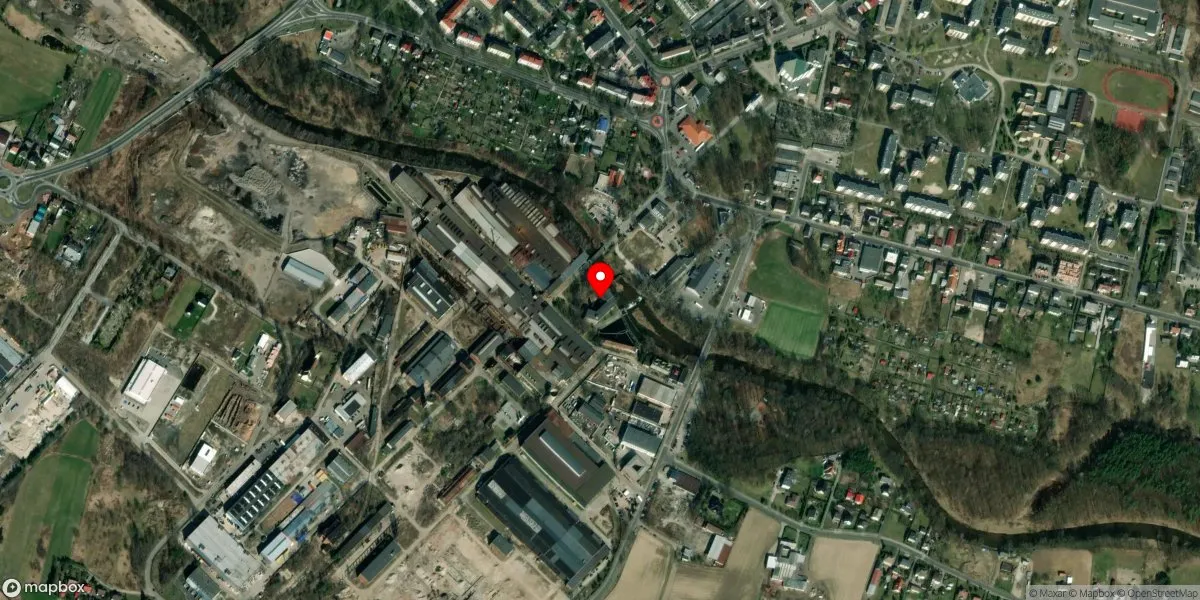 Satelitarny widok na Muzeum Hutnictwa Doliny Małej Panwi