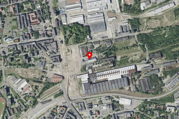 Widok z lotu ptaka: Muzeum Hutnictwa w Chorzowie