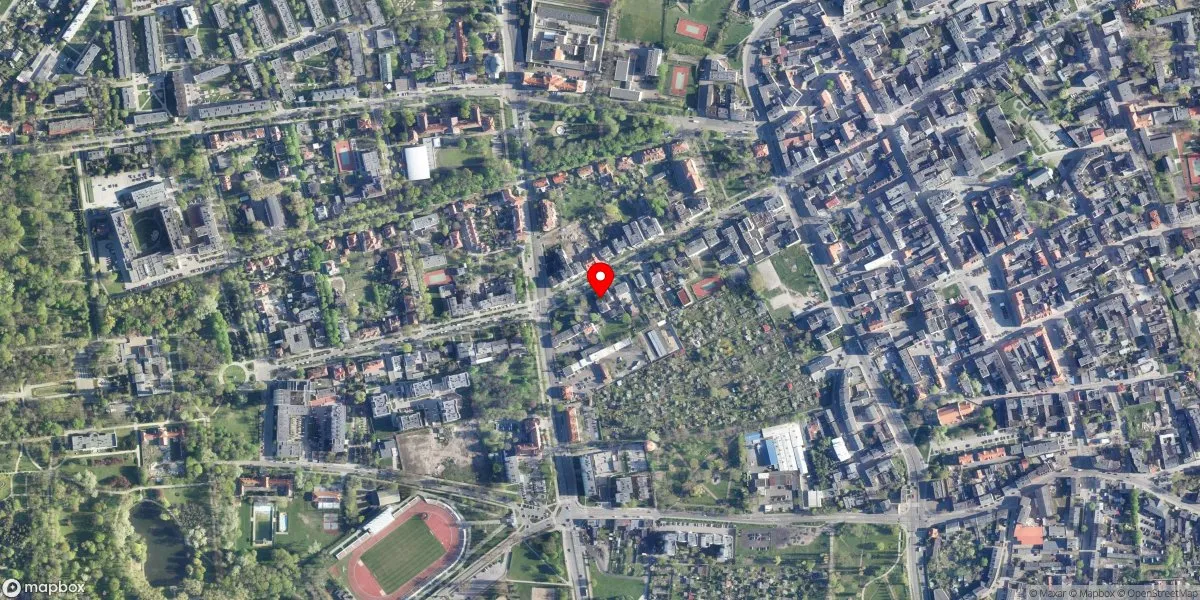Satelitarny widok na Muzeum im. Jana Kasprowicza w Inowrocławiu