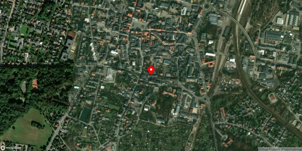 Satelitarny widok na Muzeum Instytutu Tarnogórskiego
