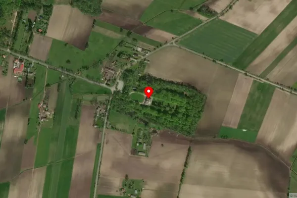 Widok z lotu ptaka: Muzeum Józefa Ignacego Kraszewskiego w Romanowie