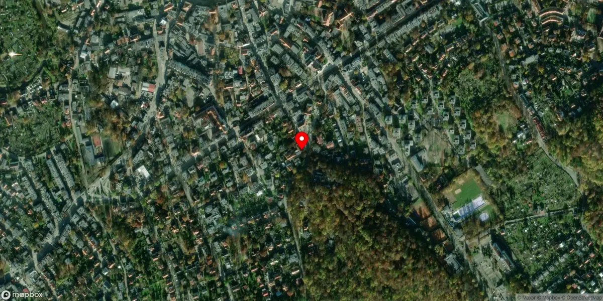 Satelitarny widok na Muzeum Karkonoskie w Jeleniej Górze