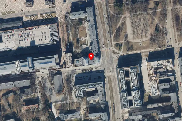 Widok z lotu ptaka: Muzeum Miasta Łodzi