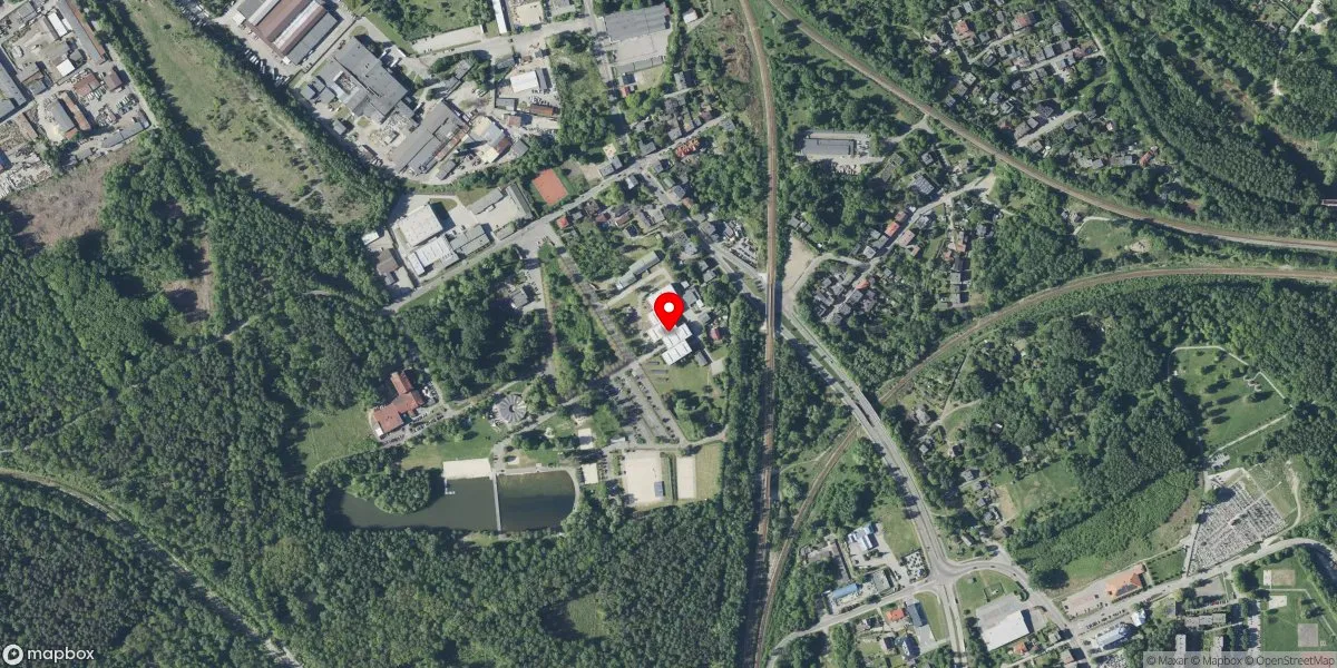 Satelitarny widok na Muzeum Miasta Mysłowice