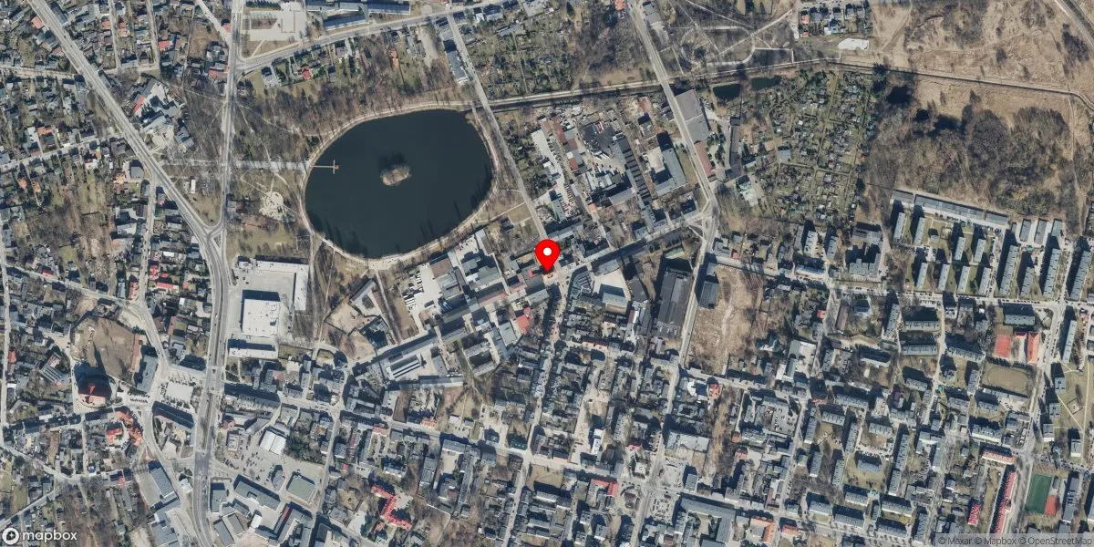 Satelitarny widok na Muzeum Miasta Zgierza