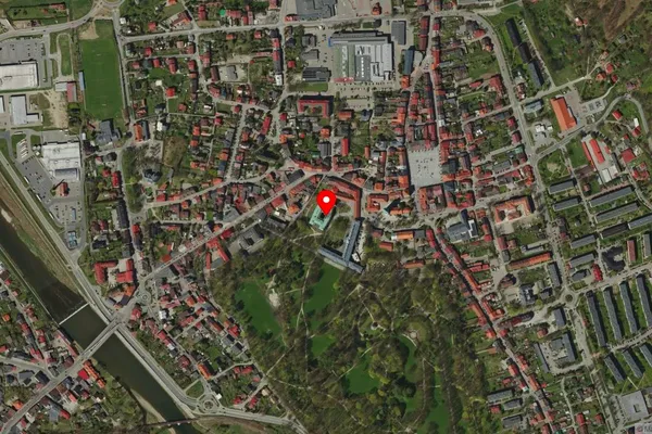 Widok z lotu ptaka: Muzeum Miejskie w Żywcu