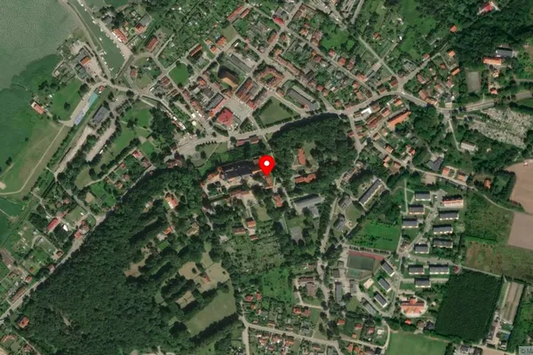 Widok z lotu ptaka: Muzeum Mikołaja Kopernika we Fromborku