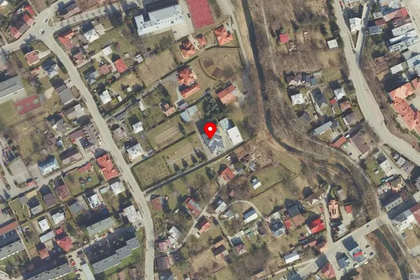 Widok z lotu ptaka: Muzeum Misyjne Sióstr Klawerianek w Krośnie