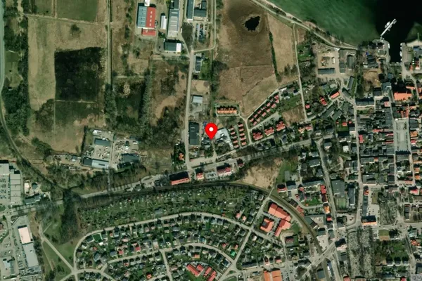 Widok z lotu ptaka: Muzeum Morskiego Dywizjonu Lotniczego w Pucku