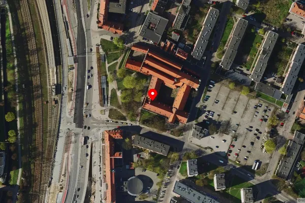 Widok z lotu ptaka: Muzeum Narodowe w Gdańsku