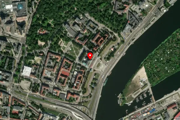 Widok z lotu ptaka: Muzeum Narodowe w Szczecinie