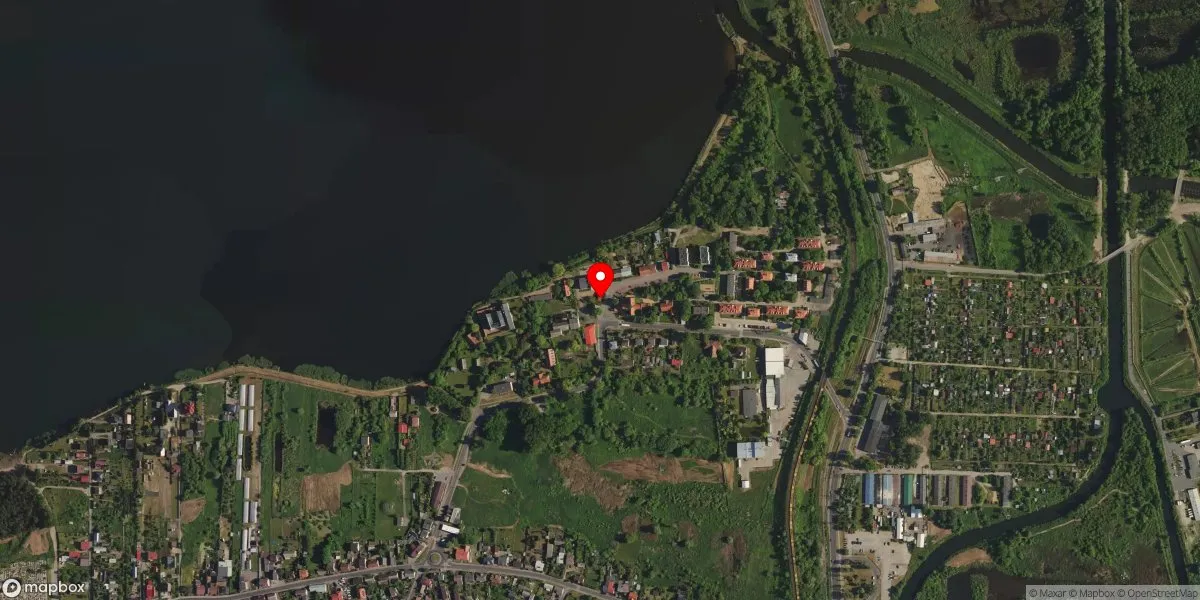 Satelitarny widok na Muzeum Okręgowe w Koninie