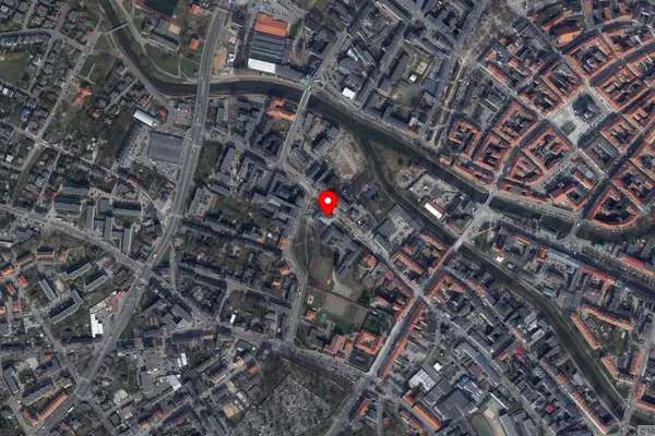 Widok z lotu ptaka: Muzeum Okręgowe Ziemi Kaliskiej w Kaliszu