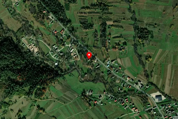 Widok z lotu ptaka: Muzeum - Orawski Park Etnograficzny w Zubrzycy Górnej