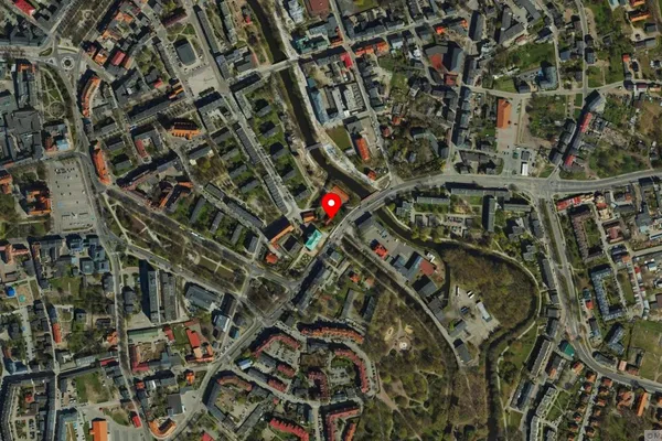 Widok z lotu ptaka: Muzeum Pomorza Środkowego w Słupsku
