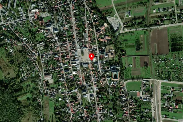 Widok z lotu ptaka: Muzeum Regionalne im. Seweryna Udzieli w Starym Sączu
