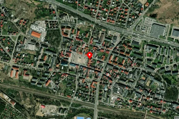 Widok z lotu ptaka: Muzeum Regionalne PTTK im. Antoniego Minkiewicza w Olkuszu