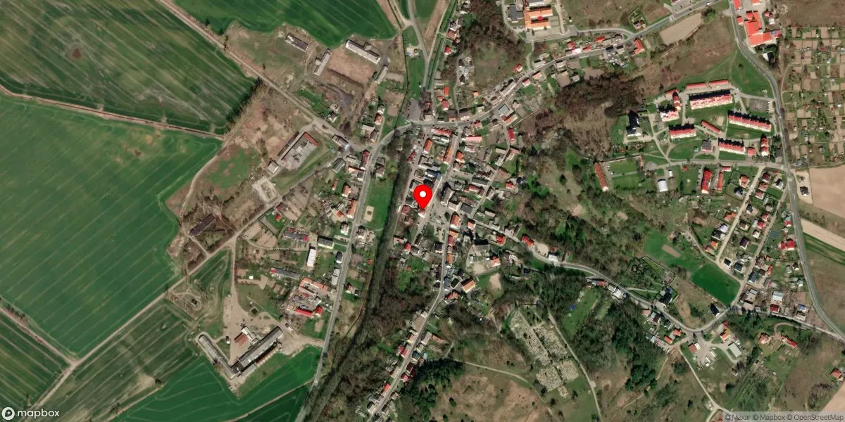 Satelitarny widok na Muzeum Regionalne w Cedyni (w organizacji)