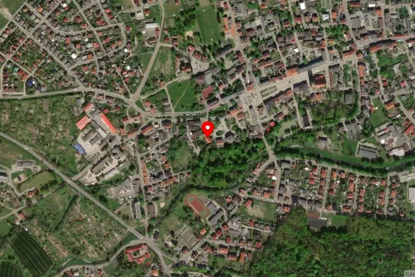 Widok z lotu ptaka: Muzeum Regionalne w Chojnowie