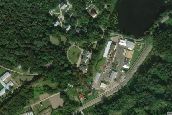 Widok z lotu ptaka: Muzeum Regionalne w Kluczkowicach