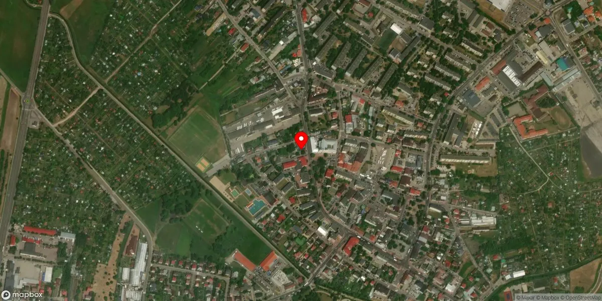Satelitarny widok na Muzeum Regionalne w Łukowie