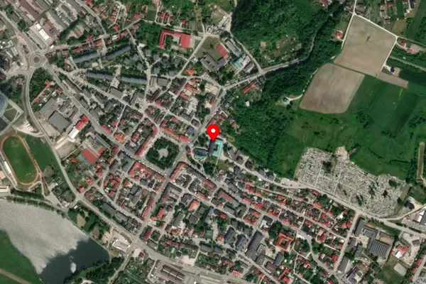 Widok z lotu ptaka: Muzeum Regionalne w Pińczowie