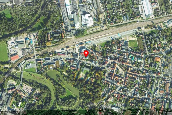 Widok z lotu ptaka: Muzeum Regionalne w Skawinie